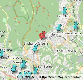 Mappa Via G.P. Porro, 21056 Induno Olona VA, Italia (3.28313)