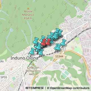 Mappa Via G.P. Porro, 21056 Induno Olona VA, Italia (0.21111)