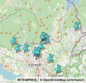 Mappa Via G.P. Porro, 21056 Induno Olona VA, Italia (3.37615)