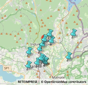 Mappa Via G.P. Porro, 21056 Induno Olona VA, Italia (3.30286)
