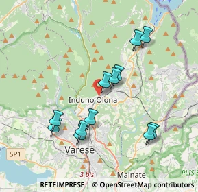 Mappa Via G.P. Porro, 21056 Induno Olona VA, Italia (3.60333)