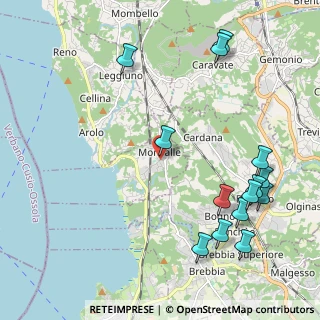 Mappa Via Matteotti, 21020 Monvalle VA, Italia (2.595)