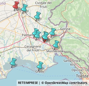 Mappa E70, 34070 Villesse GO, Italia (13.70909)