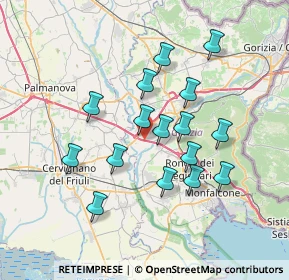 Mappa E70, 34070 Villesse GO, Italia (6.34563)