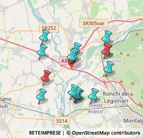 Mappa E70, 34070 Villesse GO, Italia (3.31063)