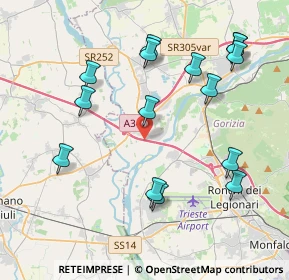 Mappa E70, 34070 Villesse GO, Italia (4.32067)