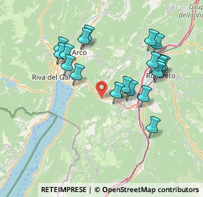 Mappa Fraz, 38065 Mori TN, Italia (7.39684)