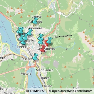 Mappa Via Maria Montessori, 23900 Lecco LC, Italia (1.80385)