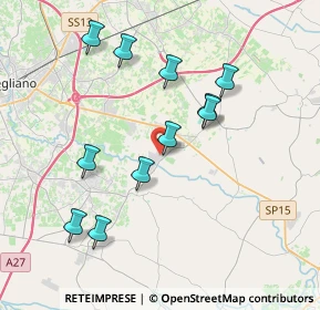 Mappa Via Moretto, 31028 Vazzola TV, Italia (3.66636)