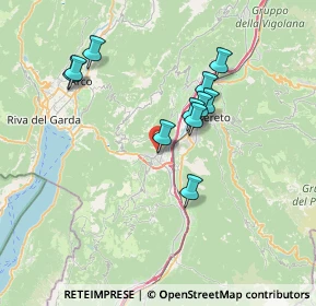 Mappa Largo Villanova, 38065 Mori TN, Italia (6.30909)