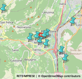 Mappa Largo Villanova, 38065 Mori TN, Italia (2.13917)