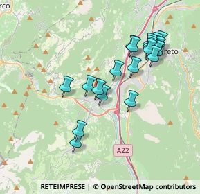 Mappa Largo Villanova, 38065 Mori TN, Italia (3.597)