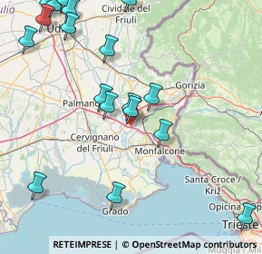 Mappa Via Isonzo, 34070 Villesse GO, Italia (21.8105)