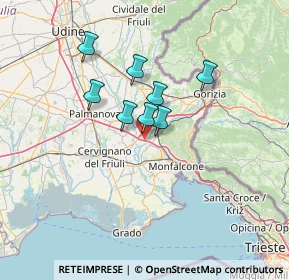Mappa Via Isonzo, 34070 Villesse GO, Italia (18.15)