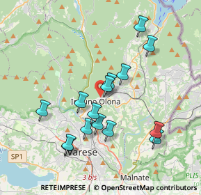 Mappa Via Cà Zena, 21056 Induno Olona VA, Italia (3.56)