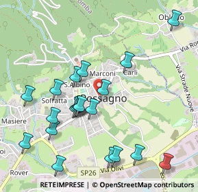 Mappa Via Canova, 31054 Possagno TV, Italia (0.536)