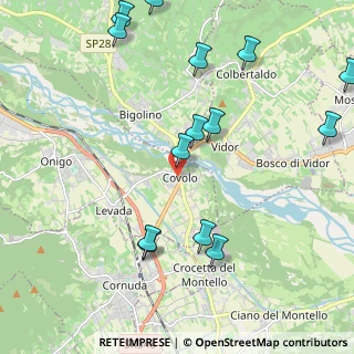 Mappa Via D. Bordignon, 31040 Pederobba TV, Italia (2.51714)