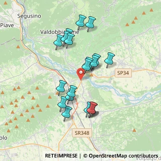 Mappa Via D. Bordignon, 31040 Pederobba TV, Italia (3.373)