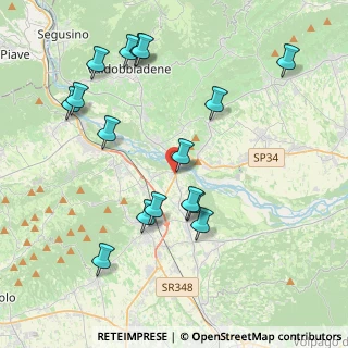 Mappa Via D. Bordignon, 31040 Pederobba TV, Italia (4.3175)