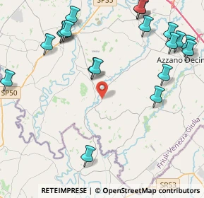 Mappa Via Croce, 33087 Pasiano di Pordenone PN, Italia (5.5155)