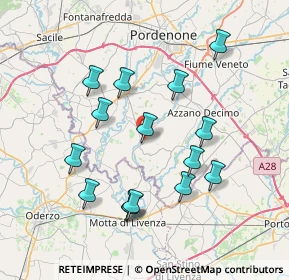 Mappa Via Croce, 33087 Pasiano di Pordenone PN, Italia (7.27)