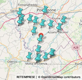 Mappa Via Croce, 33087 Pasiano di Pordenone PN, Italia (7.5875)