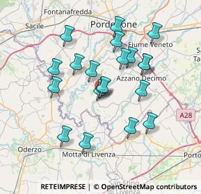 Mappa Via Croce, 33087 Pasiano di Pordenone PN, Italia (6.4455)