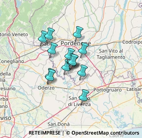 Mappa Via Croce, 33087 Pasiano di Pordenone PN, Italia (8.21429)