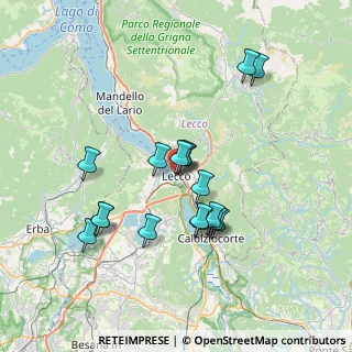Mappa Via Don Antonio Mascari, 23900 Lecco LC, Italia (6.44941)