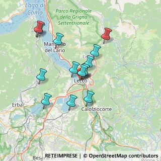Mappa Via G.Anghileri, 23900 Lecco LC, Italia (6.05143)