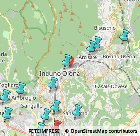 Mappa Via Vignetta, 21056 Induno Olona VA, Italia (3.12867)