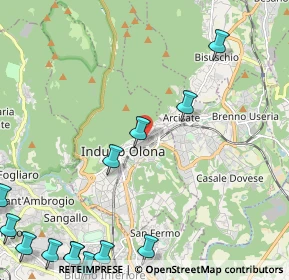 Mappa Via Vignetta, 21056 Induno Olona VA, Italia (3.31692)