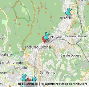 Mappa Via Vignetta, 21056 Induno Olona VA, Italia (4.013)