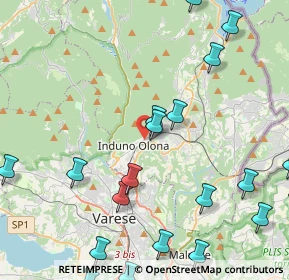 Mappa Via Vignetta, 21056 Induno Olona VA, Italia (5.762)