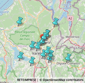 Mappa Via Vignetta, 21056 Induno Olona VA, Italia (5.75375)