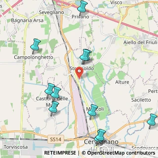 Mappa Via della Resistenza, 33052 Cervignano del Friuli UD, Italia (2.59636)