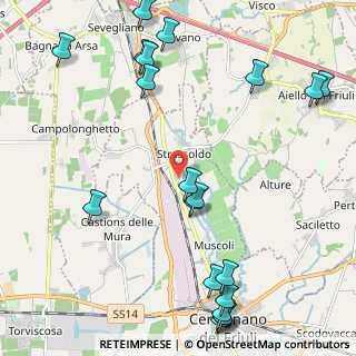 Mappa Via della Resistenza, 33052 Cervignano del Friuli UD, Italia (2.886)