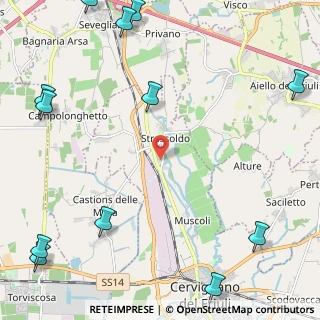 Mappa Via della Resistenza, 33052 Cervignano del Friuli UD, Italia (3.52083)