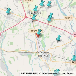 Mappa Via della Resistenza, 33052 Cervignano del Friuli UD, Italia (6.44154)