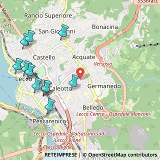 Mappa Via Alfonso Lamarmora, 23900 Lecco LC, Italia (1.29917)