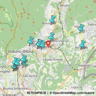 Mappa Via Visconti, 21051 Arcisate VA, Italia (2.32857)