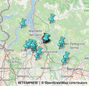Mappa , 23900 Lecco LC, Italia (9.045)