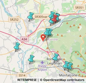 Mappa Via dell'Artigianato, 34070 Fogliano Redipuglia GO, Italia (4.05308)