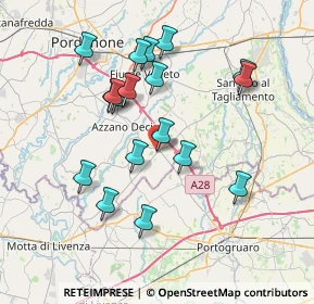 Mappa Via Seneca, 33083 Villotta PN, Italia (7.02111)