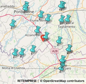 Mappa Via Seneca, 33083 Villotta PN, Italia (9.371)