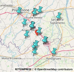 Mappa Via Seneca, 33083 Villotta PN, Italia (6.48176)