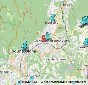 Mappa Via Alessandro Volta, 21051 Arcisate VA, Italia (3.12538)