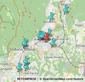 Mappa Via Alessandro Volta, 21051 Arcisate VA, Italia (1.50714)