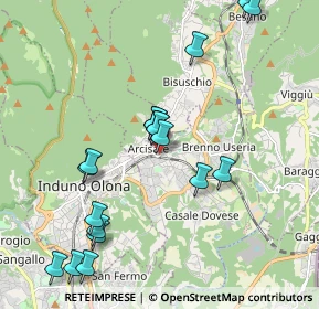 Mappa Via Alessandro Volta, 21051 Arcisate VA, Italia (2.115)