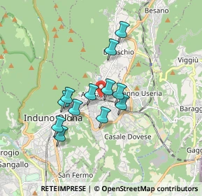 Mappa Via Alessandro Volta, 21051 Arcisate VA, Italia (1.37333)